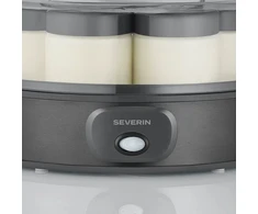 Severin JG 3510 Jogurto gaminimo prietaisas tamsus inox-juodas