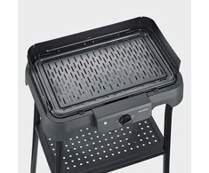 Severin SEVERIN PG 8596 Elektrinis grilius kepsninė su stovu 2000W aliuminio plokštė