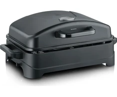 Elektrinis grilius Severin SEVERIN PG 8598 grill elektrinis stalo su pokrywą 2300W 45x30 cm termometr