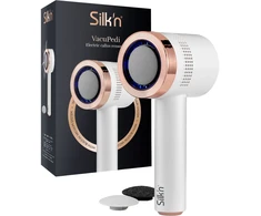 „Silk’n - VacuPedi“ elektrinis nuospaudų valiklis su įmontuotu vakuumu (rožinio aukso spalvos)
