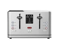 Skrudintuvas Gastroback Gastroback Design Digital 4S, 4 slice(s), Nerūdijantis plienas, Mygtukai, LCD, CE, 1900 W