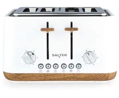 Skrudintuvas Salter EK5823WHTVDE Toronto 4-Slice Toaster