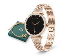 Stelio STSWL102GD LUSSO GEM AI Womens Išmanusis laikrodis + YES Bracelet, Gold