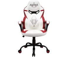 Žaidimų kėdė Subsonic Junior Assassins Creed, balta