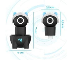 Subsonic Playcam 1080 2in1 HD Mini Camera For Nintendo Switch 2 Light Mėlyna