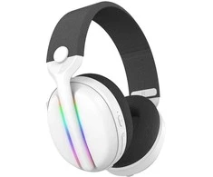 Belaidės ausinės su mikrofonu Subsonic Vektra, baltos