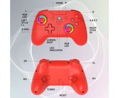 Subsonic Ikigarsinis belaidis LED valdiklis Raudona - Nintendo Switch