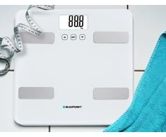 Virtuvinės svarstyklės Elektroninės Svarstyklės - Blaupunkt BSM501 Kvadratinės Baltos