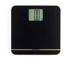 Salter 9075 BGFEU12 Max Electronic Bathroom Scale, Juodas/Gold