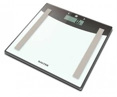 Salter 9137 SVWH3REU16 Sidabrinis Baltas Glass Analyser Scale