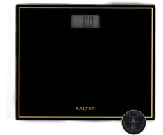Salter 9207 BGHCFEU12 Compact Electronic Bathroom Scale, Juodas