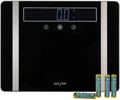 Salter SA00576FEU12 Extra Wide Analyser Scale, Juodas