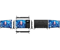 Televizorius Manta MATV002LHN32 32" LED HD TV with S2 Imtuvas, DVBT2, HEVC/265, USB, ARC, HDMI, CI+, Slim Design, B