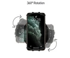 Tellur Telefono raištis rankai 4–6,5 colio, juodas