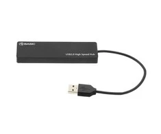 Tellur Basic USB Hub, 4 jungtys, USB 2.0 Juodas