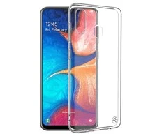 Dėklas „Tellur Cover Basic Silicone“, skirtas Samsung Galaxy A20, skaidrus