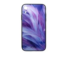 Dėklas Tellur Cover Glass print for iPhone XR feather