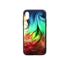Dėklas „Tellur Cover Glass“ spausdinimas, skirtas „iPhone XS Mesmeric“.