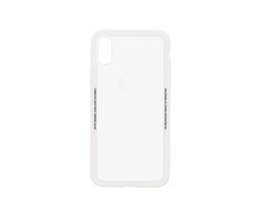 Dėklas iPhone X/XS grūdinto stiklo ekrano apsauga Tellur, balta