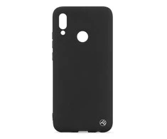 Dėklas Tellur Cover Matte Silicone for Huawei Y9 2019 juodas