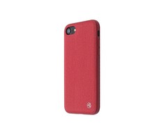 Tellur Raudonas dirbtinės odos dėklas iPhone 8