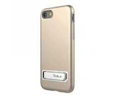 Dėklas „Tellur Cover Premium Kickstand Ultra Shield“, skirtas iPhone 7 auksiniam