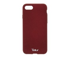 Burgundiškas telefono dėklas Tellur Cover Premium Pebble Touch Fusion iPhone 7