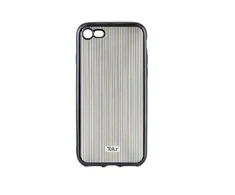 Dėklas „Tellur“ silikoninis dangtelis, skirtas iPhone 7 vertikalioms juostoms, juodas