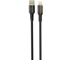 Tellur Data Cable USB to Lightning 2.4A 100cm Juodas