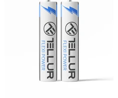 Tellur Flexi Power baterijos, super šarminės, AAA LR03, 1,5 V, 2 vnt./rinkinyje