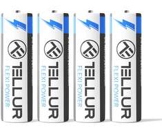 Tellur Flexi Power battery, Super Alkaline, AA LR6, 1.5V, 4 pcs/set