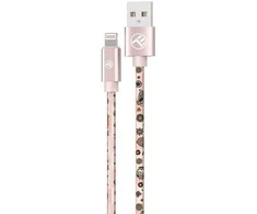 Tellur Graffiti USB to Lightning Cable 3A 1m Rožinė
