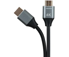 Tellur didelės spartos HDMI 2.0 kabelis, 4K 18Gbps kištukas-kištukas Ethernet auksinis padengtas 3m juodas