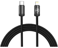 Tellur Minimalist USB-C to Lightning Cable 3A 1m PD27W Juodas