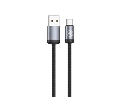 Tellur Minimalist USB-C kabelis 3A 1m Juodas