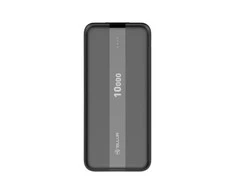 Tellur PBC103 10000mAh išorinė baterija, 2xUSB+Type-C+MicroUSB, juodas