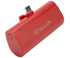 Tellur PD202 išorinė baterija 5000mAh, raudona