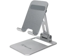 Tellur Phone Holder for desk Aliuminio Sidabrinis