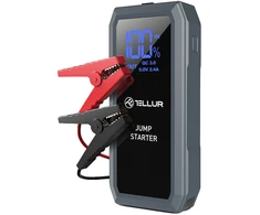 Tellur Portable Car Jump Starter, 12V, 1500A, power bank, 16800mAh, LED light, Pilkas