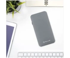 Tellur Power Bank QC 3.0 Fast Charge, 5000mAh, 3in1 pilka
