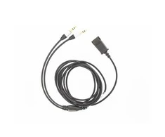 Tellur QD iki 2 x Jack 3,5 mm adapterio kabelis 2,2 m juodas