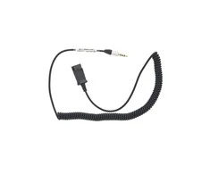 Tellur QD to Jack 3.5mm 4 Pole Adapteris Cable 2.95m Juodas