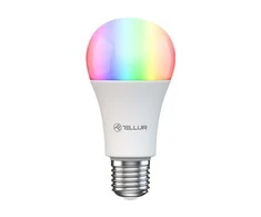 Tellur Smart WiFi Bulb E27, 9W, Baltas/Warm/RGB, Dimmer
