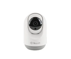 „Tellur“ išmanioji „WiFi“ vidaus kamera, su horizontalia ir vertikalia jungtimi, 3 MP, „UltraHD“, automatinis sekimas, PTZ, „Baltas“
