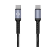 USB-C į USB-C laidas Tellur 3A PD 60W 2 m, juodas