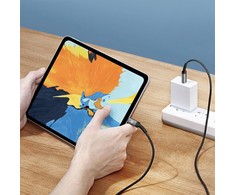 USB-C į USB-C laidas Tellur 3A PD 60W 2 m, juodas