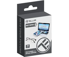 Tellur wet wipes for optical surfaces 10pcs set