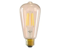 Tellur WiFi Filament Smart Bulb E27, 6W, amber, baltas/warm, dimmer
