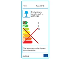 Tellur WiFi LED lubų šviestuvas, 24W, kvadratinis