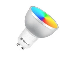 Tellur WiFi LED Smart Bulb GU10, 5W, baltas/warm/RGB, dimmer